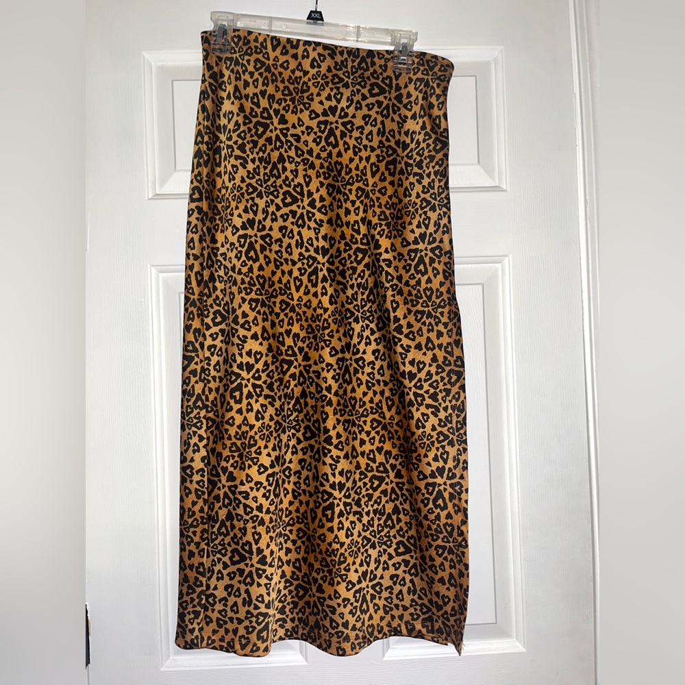 Leopard Heart Skirt